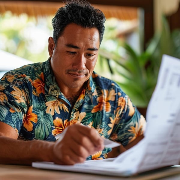 a hawaiian guy resolving his property tax lien